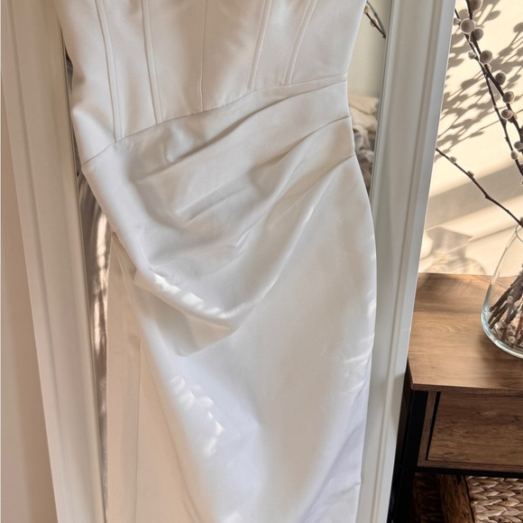 Shona Joy Strapless White Maxi Dress - Picture 10 of 10
